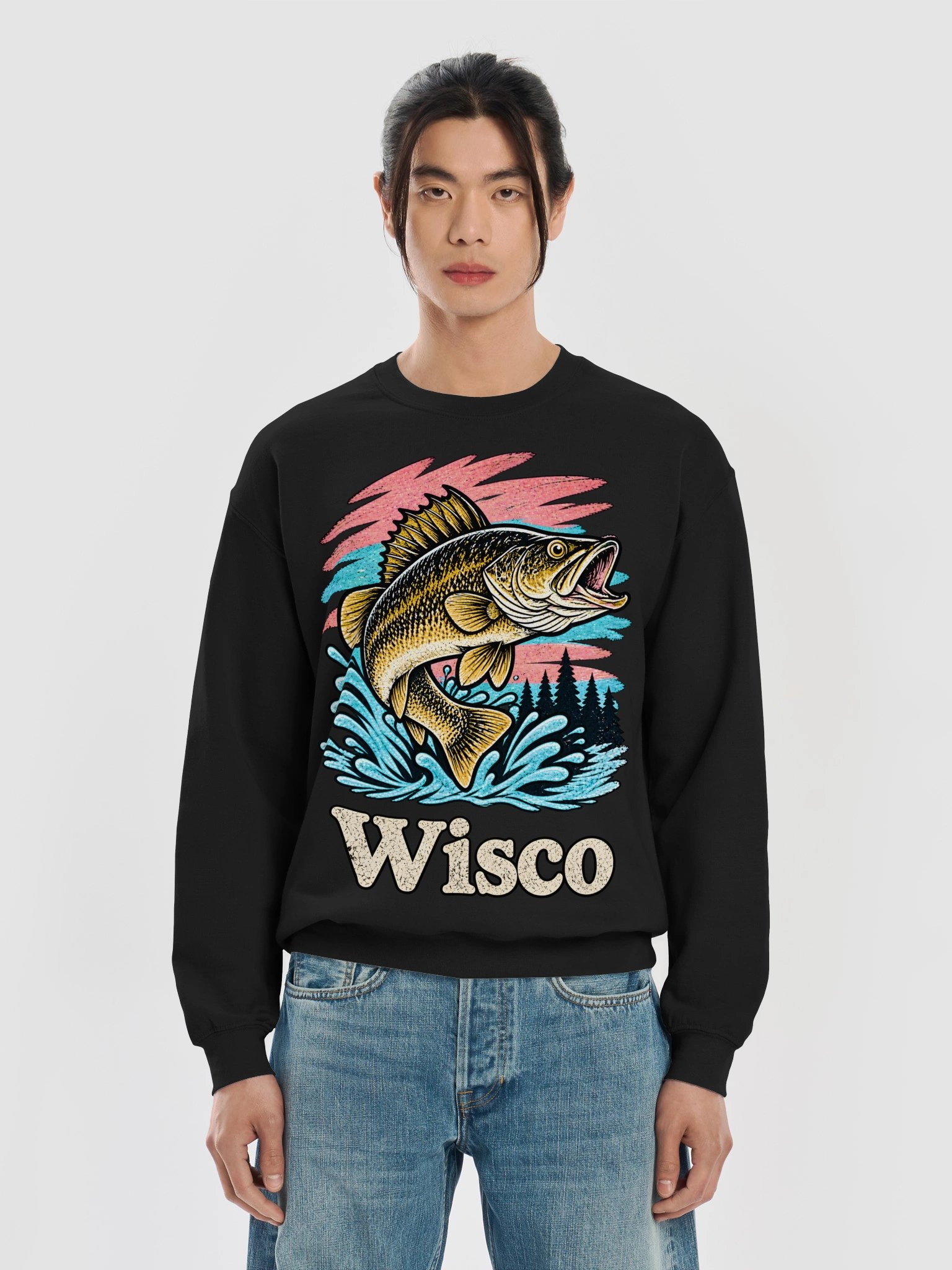 Wisco Jumping Fish Crewneck product image (5)