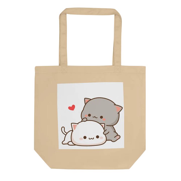 Purrfect Love Eco-Friendly Tote Bag product image (1)