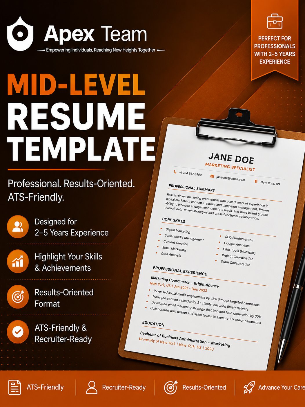 MID Level Resume Toolkit product image (3)