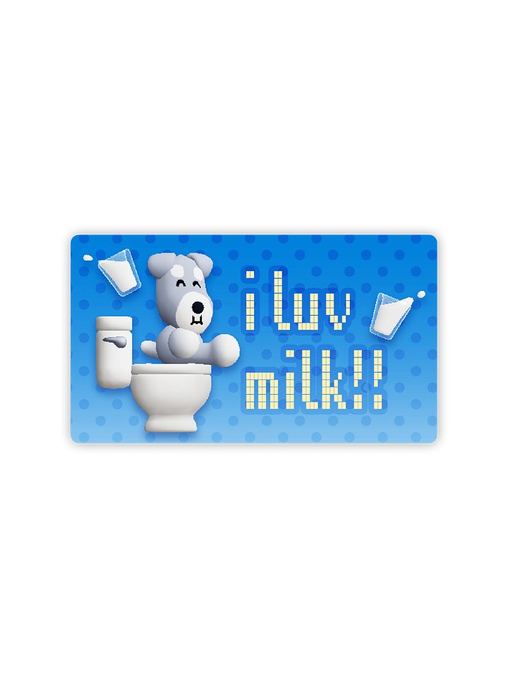 I Luv Milk Sticker product image (2)