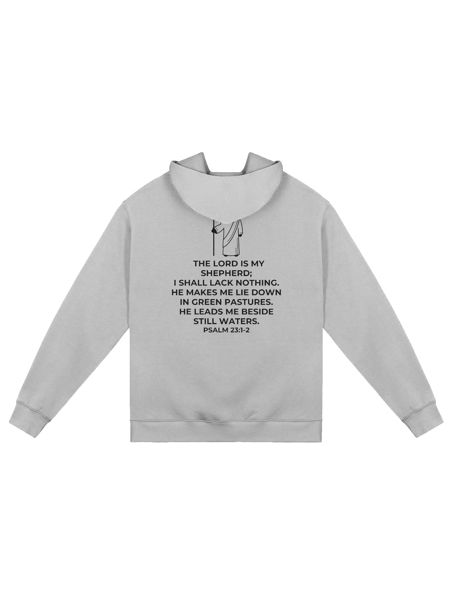 Psalm 23:1 Eclipse Oversized Hoodie [Dark] product image (3)