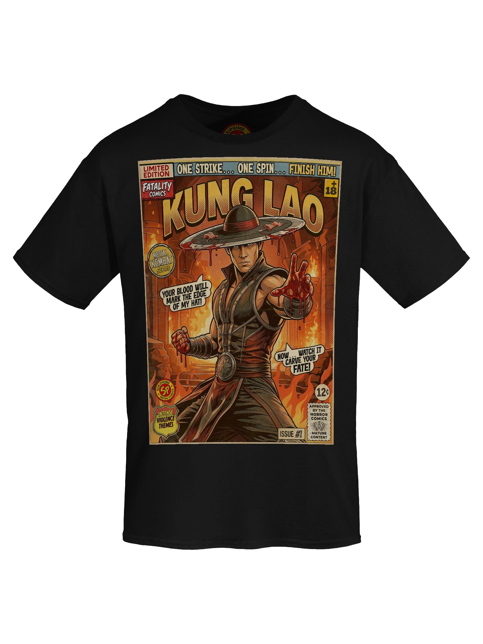 Mortal Kombat Kung Lao Comic Art T-Shirt product image (5)