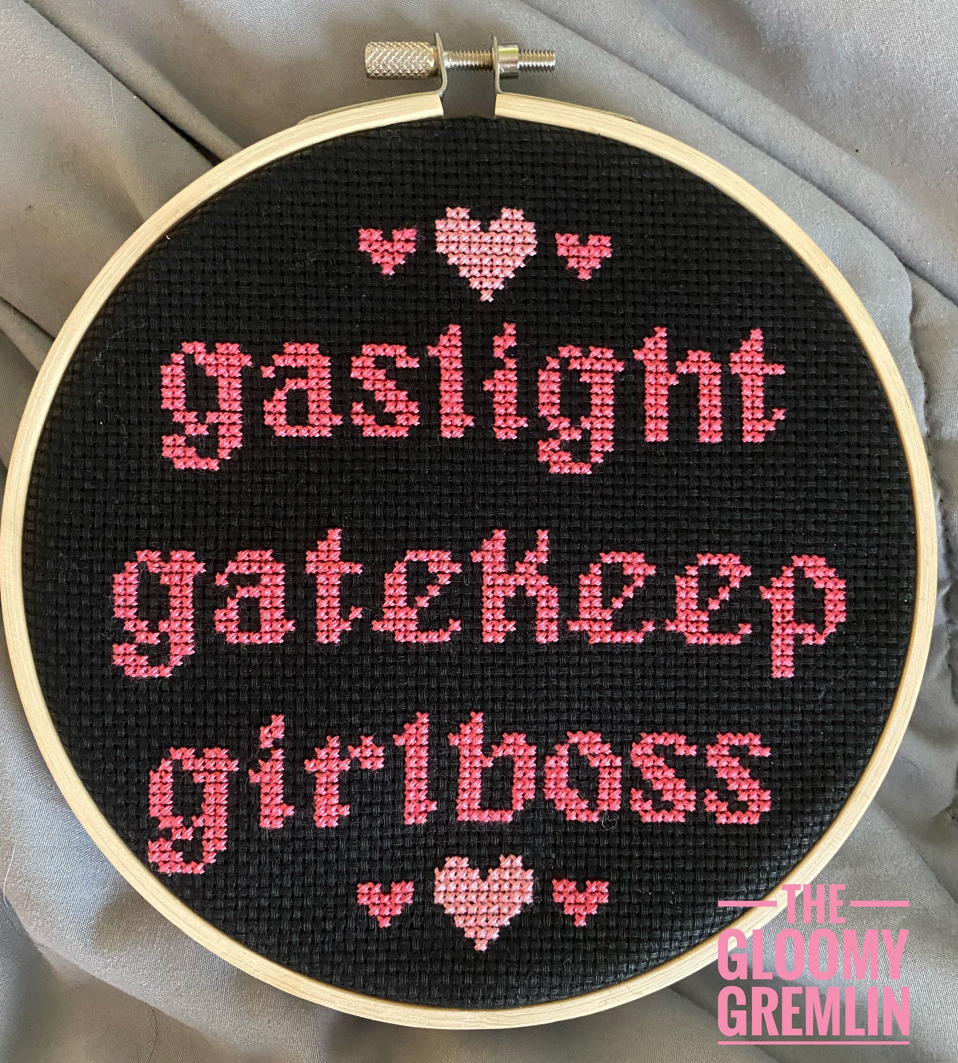 Gaslight Gatekeep Girlboss - 6" Stitched Piece product image (2)
