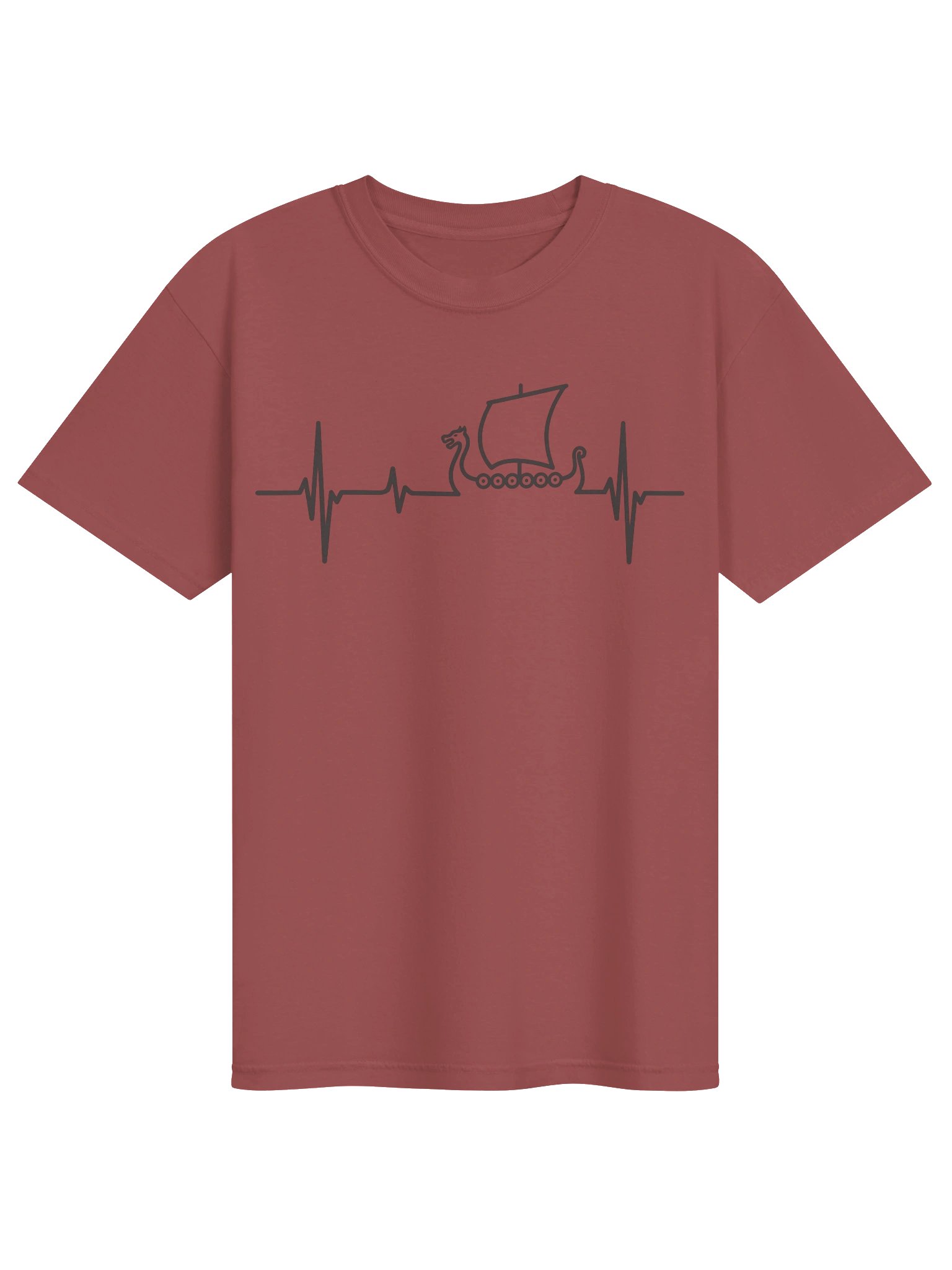 Black Viking Life Line - Comfort Colors Heavyweight Unisex cotton T-shirt -light colors product image (1)