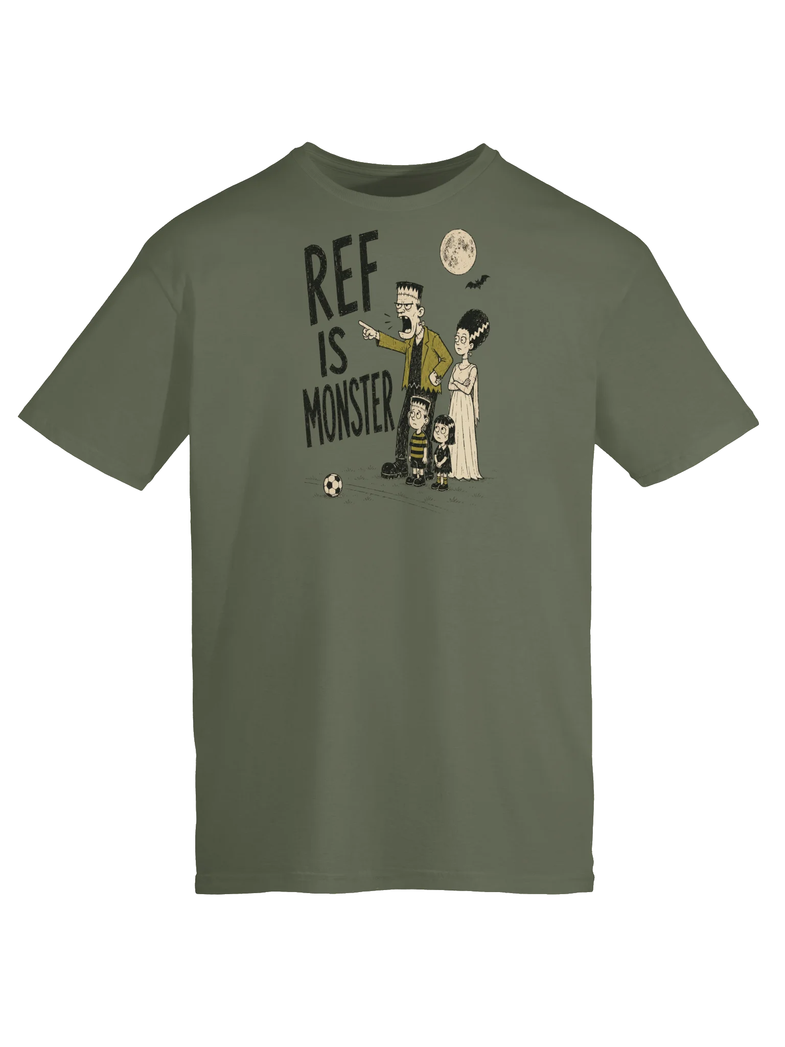 Ref Is Monster Soccer Halloween Tee product image (46)