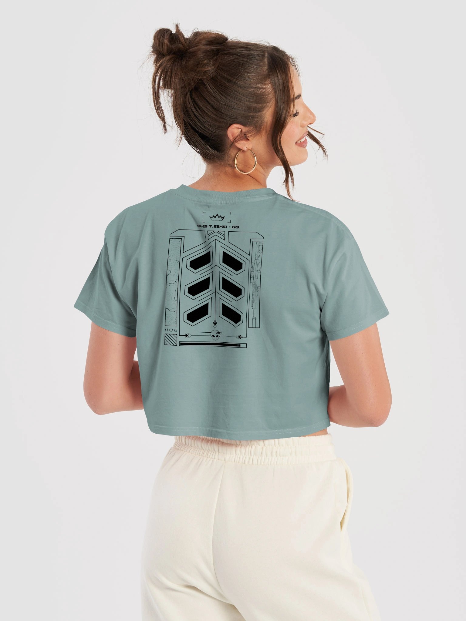 SR25 Black Crop Top product image (47)