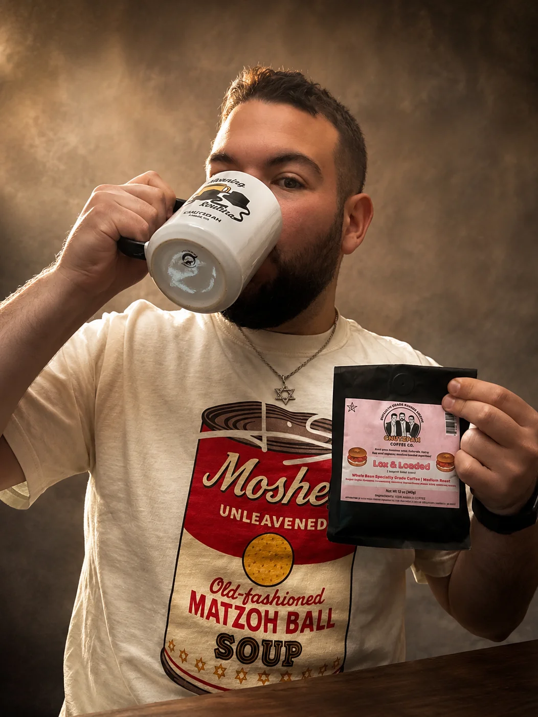 Moshes Unleavened Matzoh Ball Soup Can Tee product image (2)