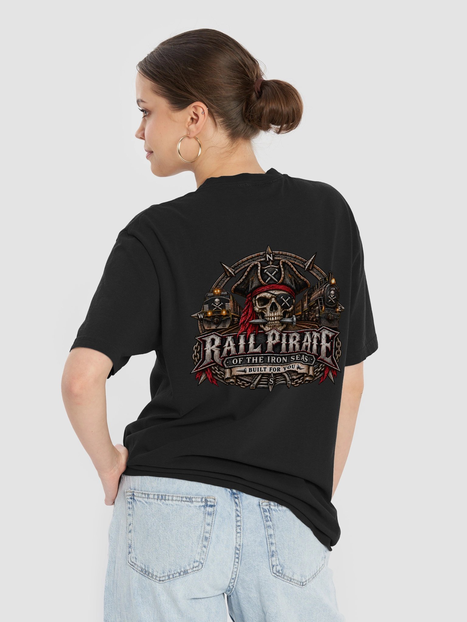 Rail Pirate™ Flagship Pocket Tee — First Voyage product image (8)