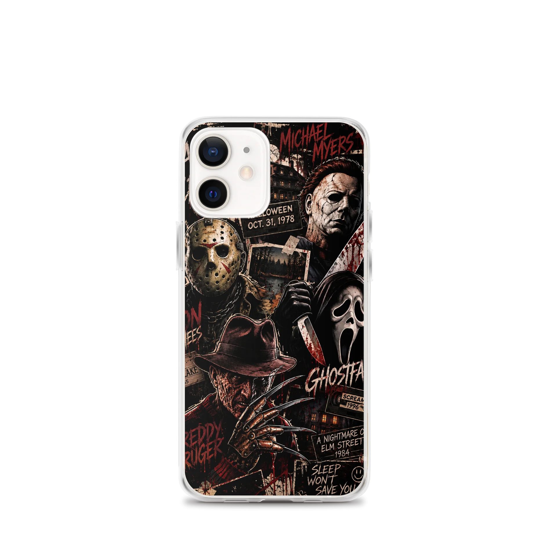 Horror Phone Case | Slasher Movie Halloween Collage Case product image (2)