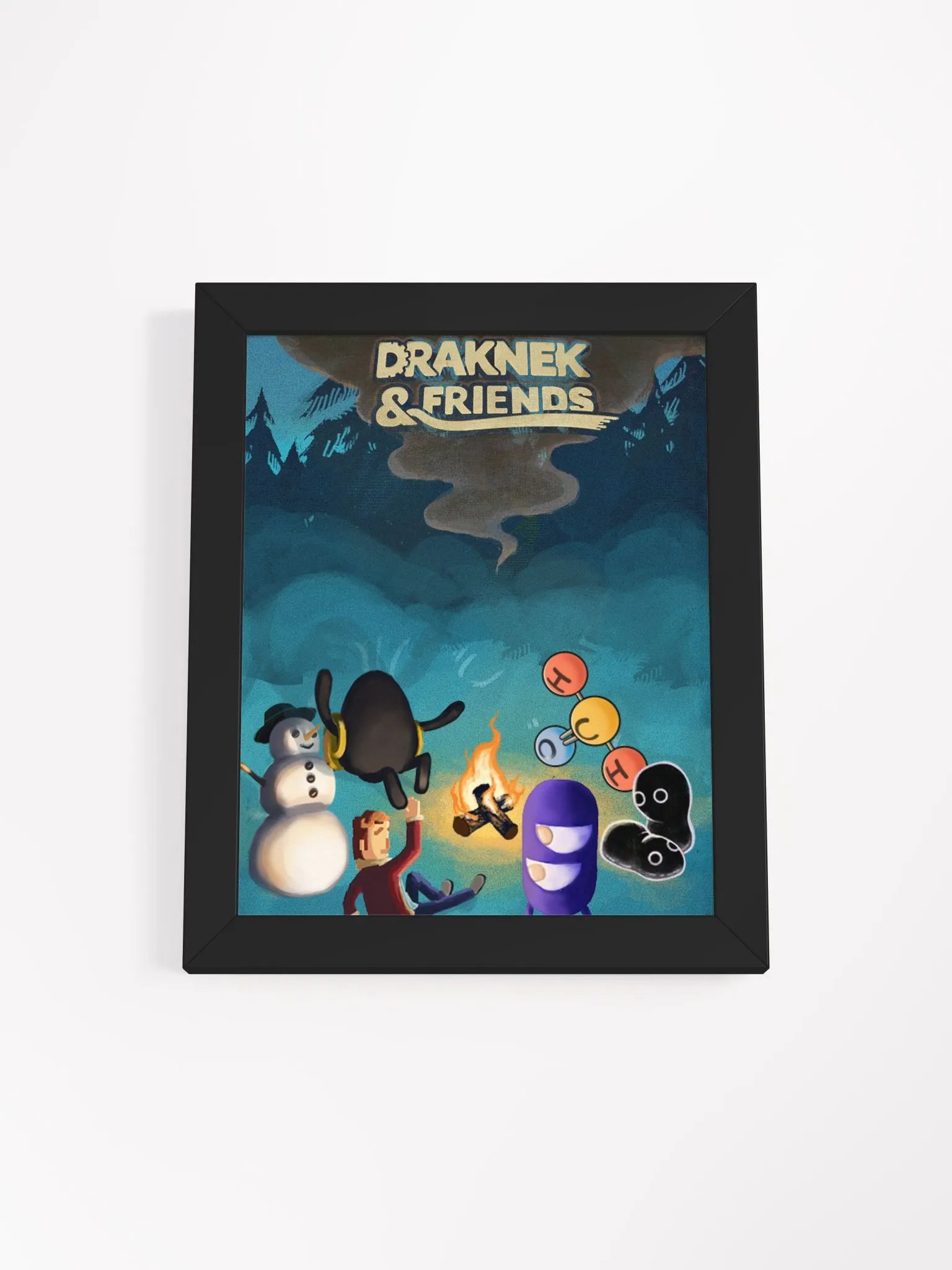 Draknek & Friends Framed Print product image (3)