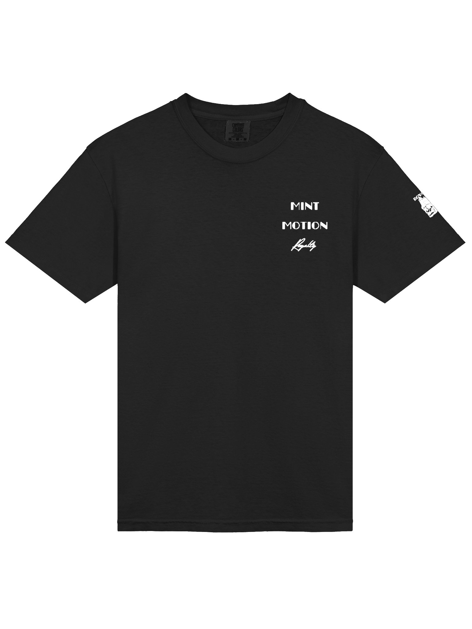 White Print Royalty Series Premium Cotten Tee product image (13)