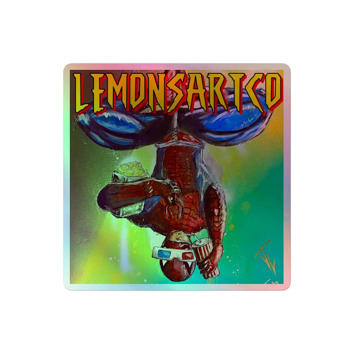 LemonsArtCo Holographic Spider Man Sticker Set product image (2)