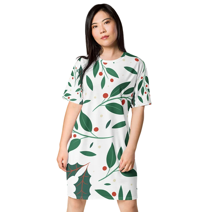 All-Over Print Women’s T-Shirt Dress – Comfortable & Trendy product image (1)