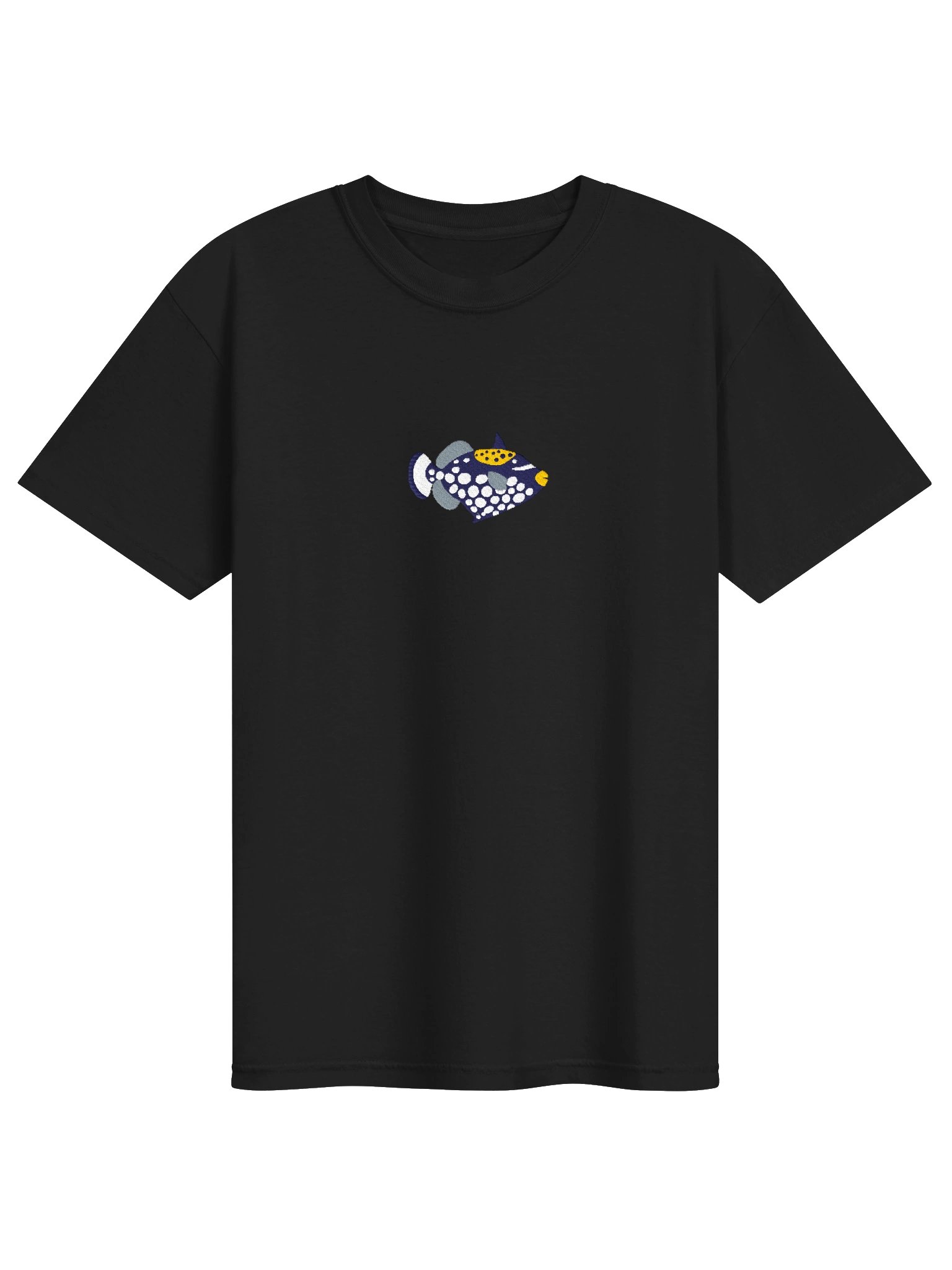 Clown Triggerfish(Version 2) Premium T-Shirt (Embroidered) for Reef and Marine Aquarium Lovers product image (5)