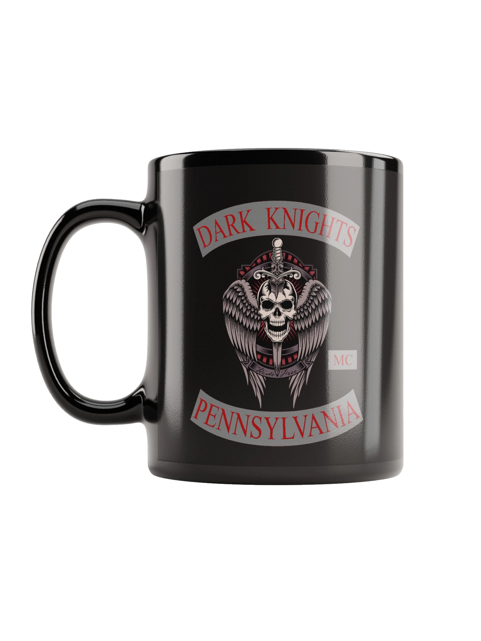 Dark Knights MC Logo Black 11 oz Mug product image (6)