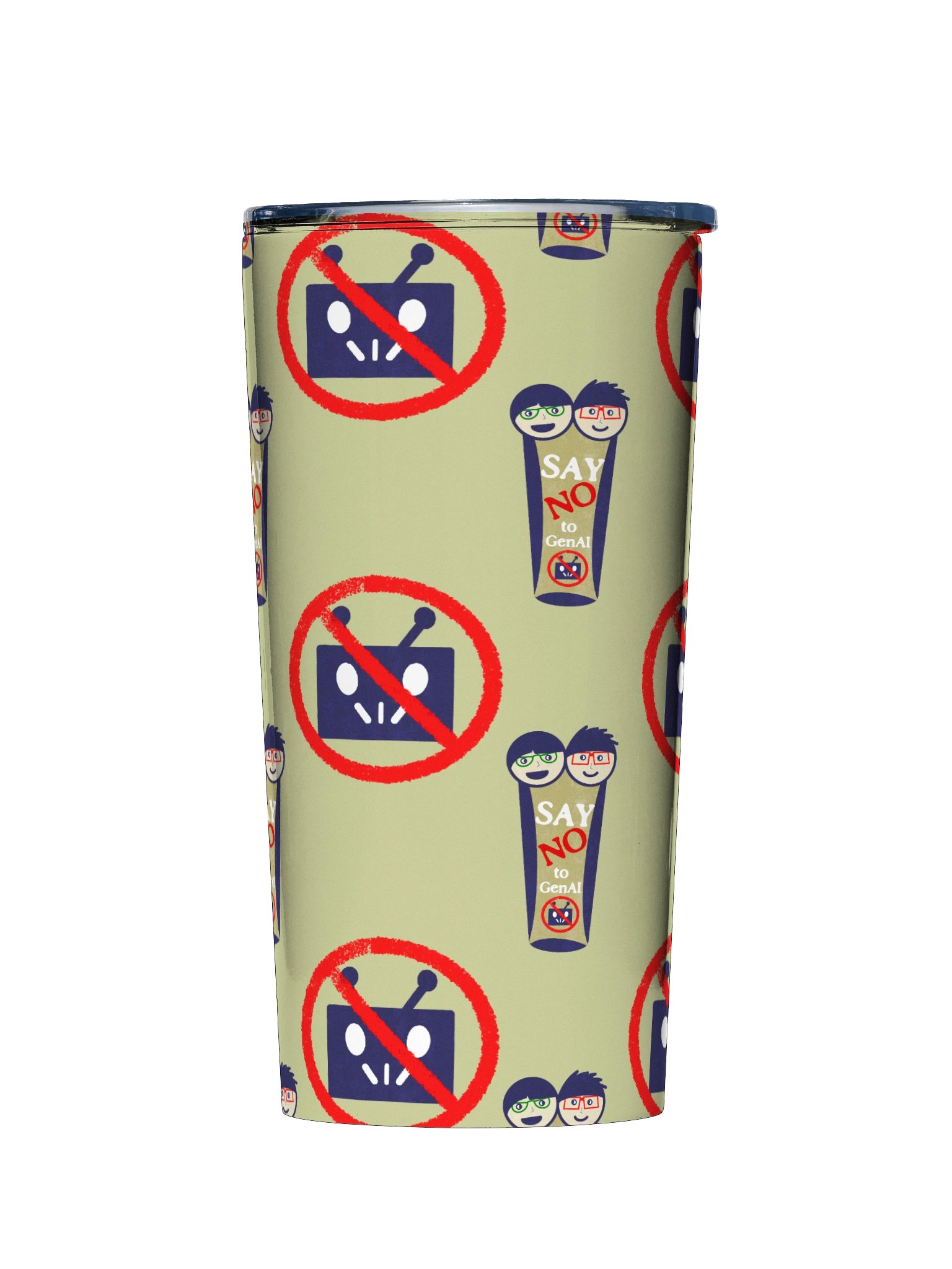 Just say NO Steel Tumbler product image (1)