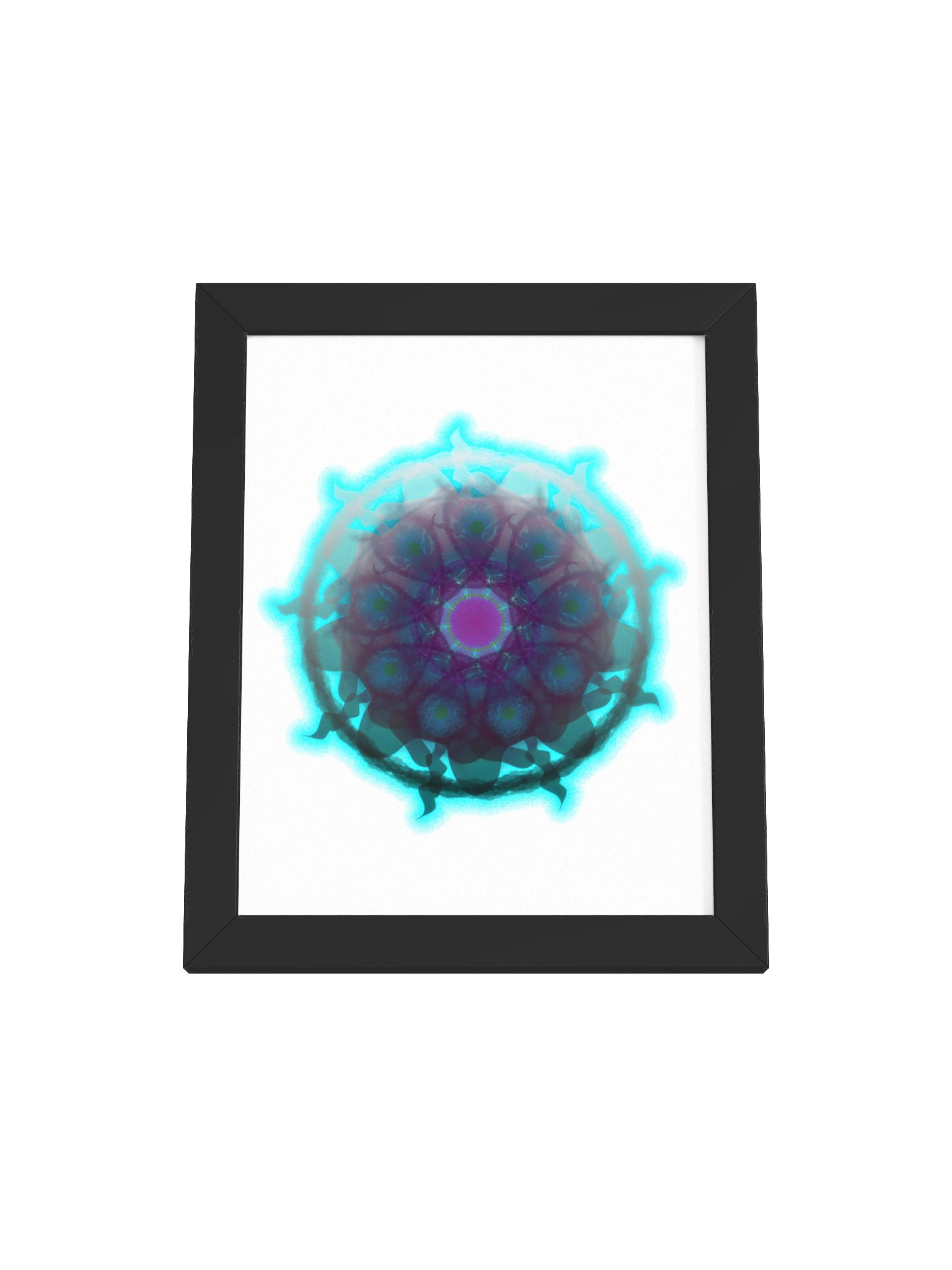 Neon Bloom Framed Poster product image (1)
