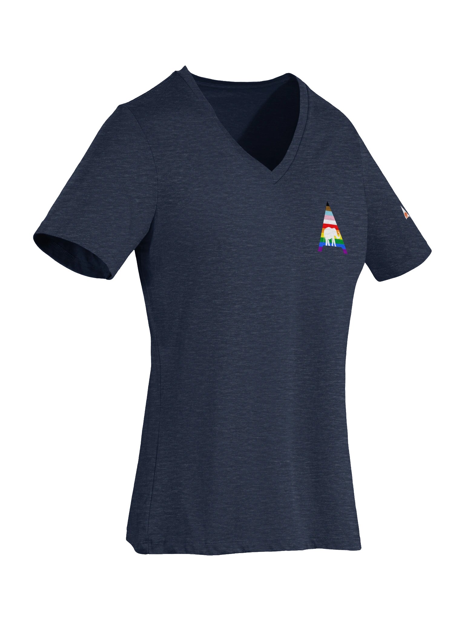 Bella+Canvas v-neck (PHP Architect Rainbow) product image (28)