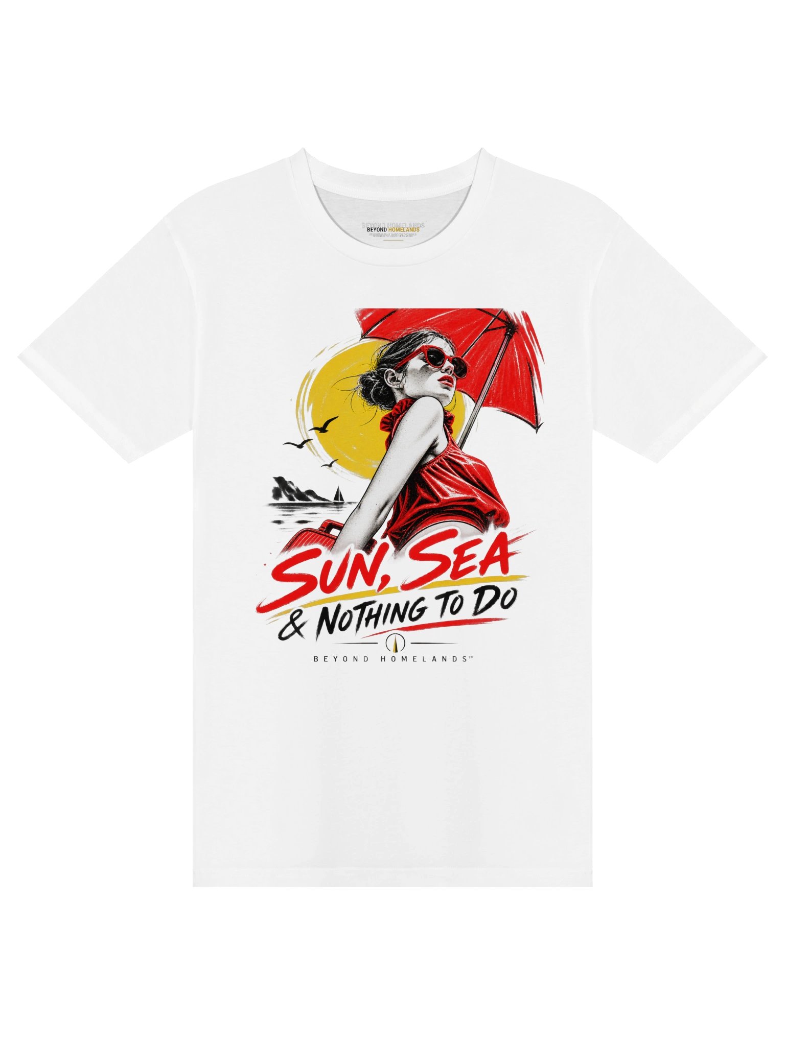 Sun, Sea & Nothing to Do — Official Song T-Shirt | Beyond Homelands™ product image (1)