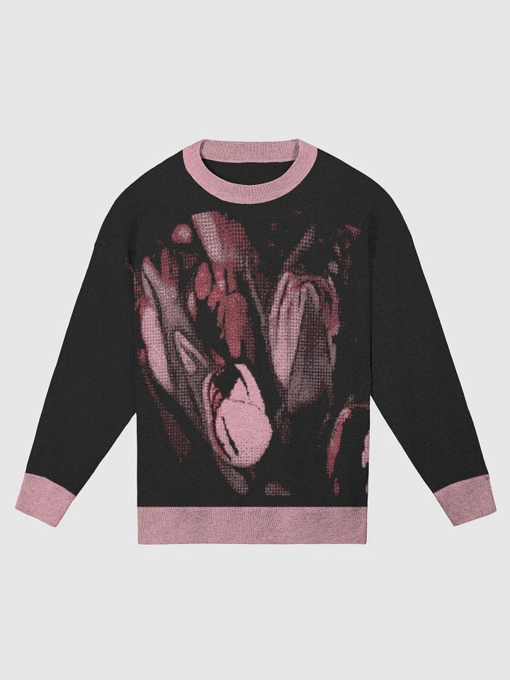 Pink Tulips Relaxed Fit Sweater product image (4)