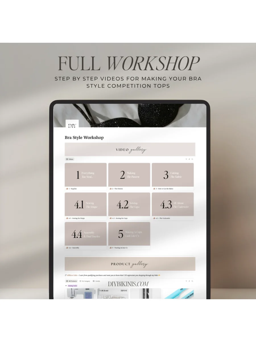 How to make a Bra Style Competition Top Step by Step Workshop product image (2)