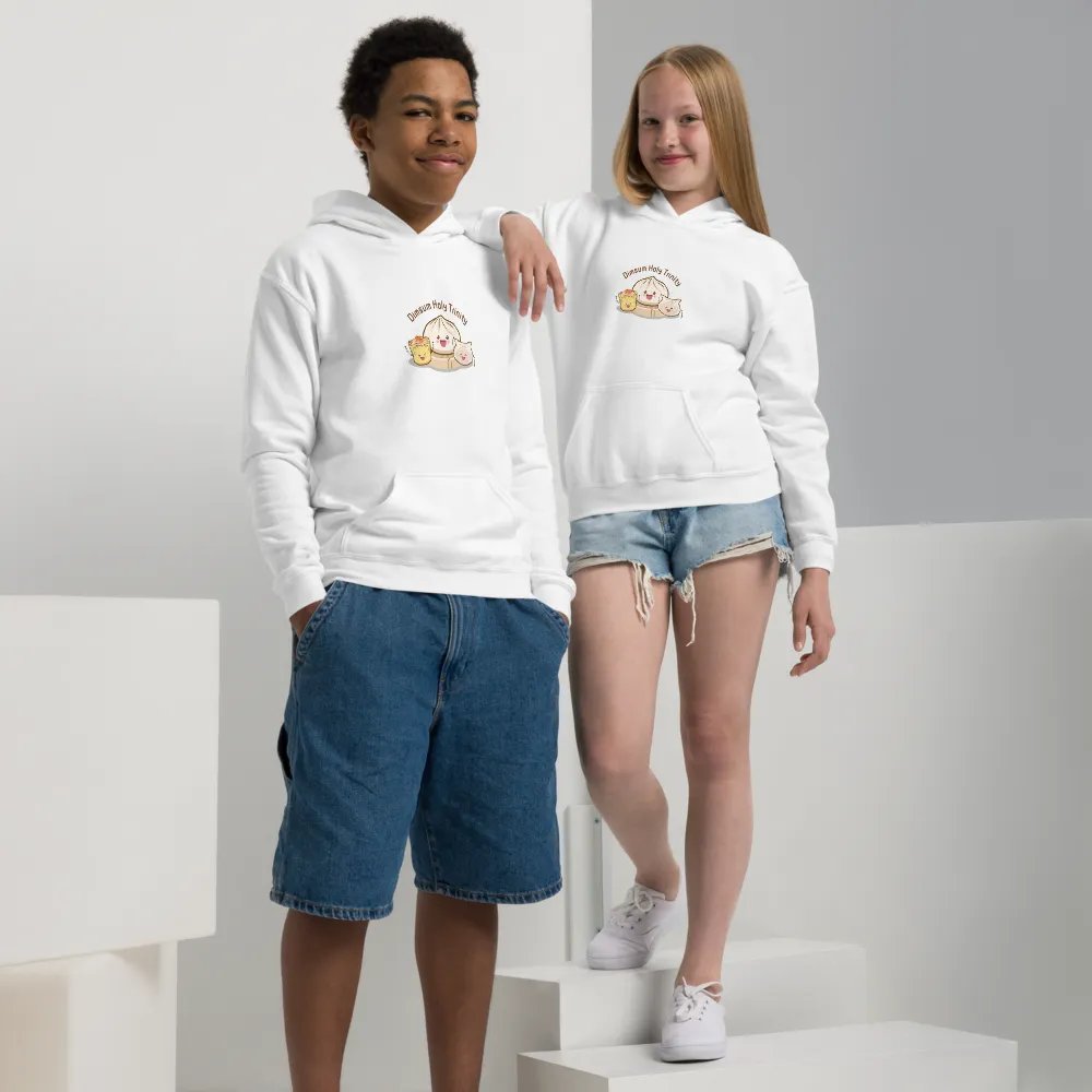 Dimsum Holy Trinity Kids Hoodie - White product image (3)