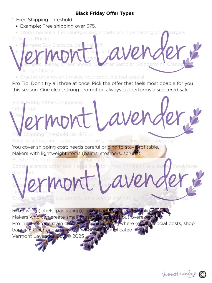 Black Friday Success Guide for Handmade Business Owners product image (2)