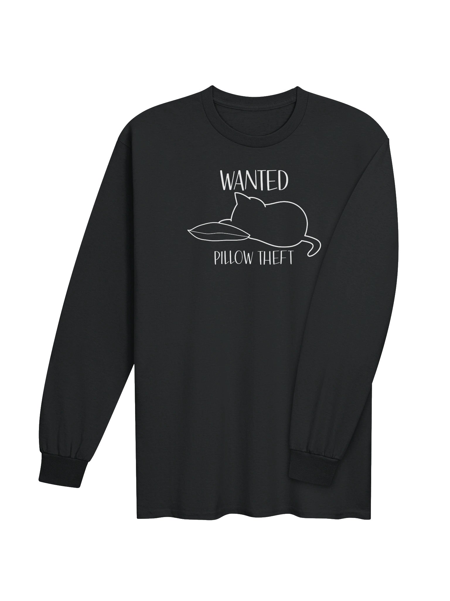 Wanted (Pillow Theft) - Unisex Adult Long Sleeve T-shirt product image (3)