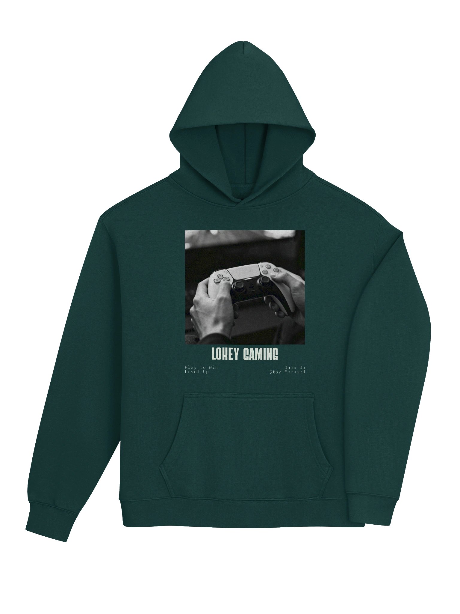 Gamer's Grayscale Comfort Hoodie product image (4)