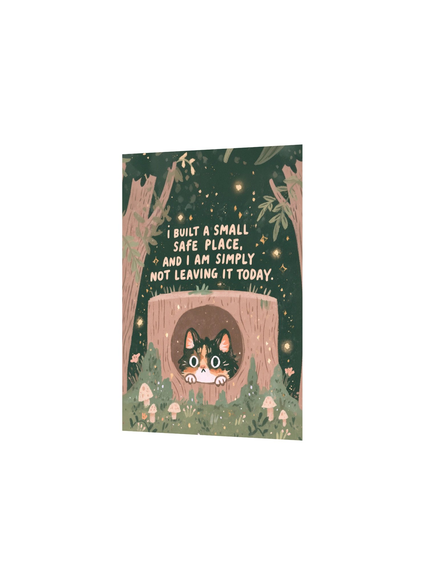 Safe Place Cat Forest Poster product image (11)