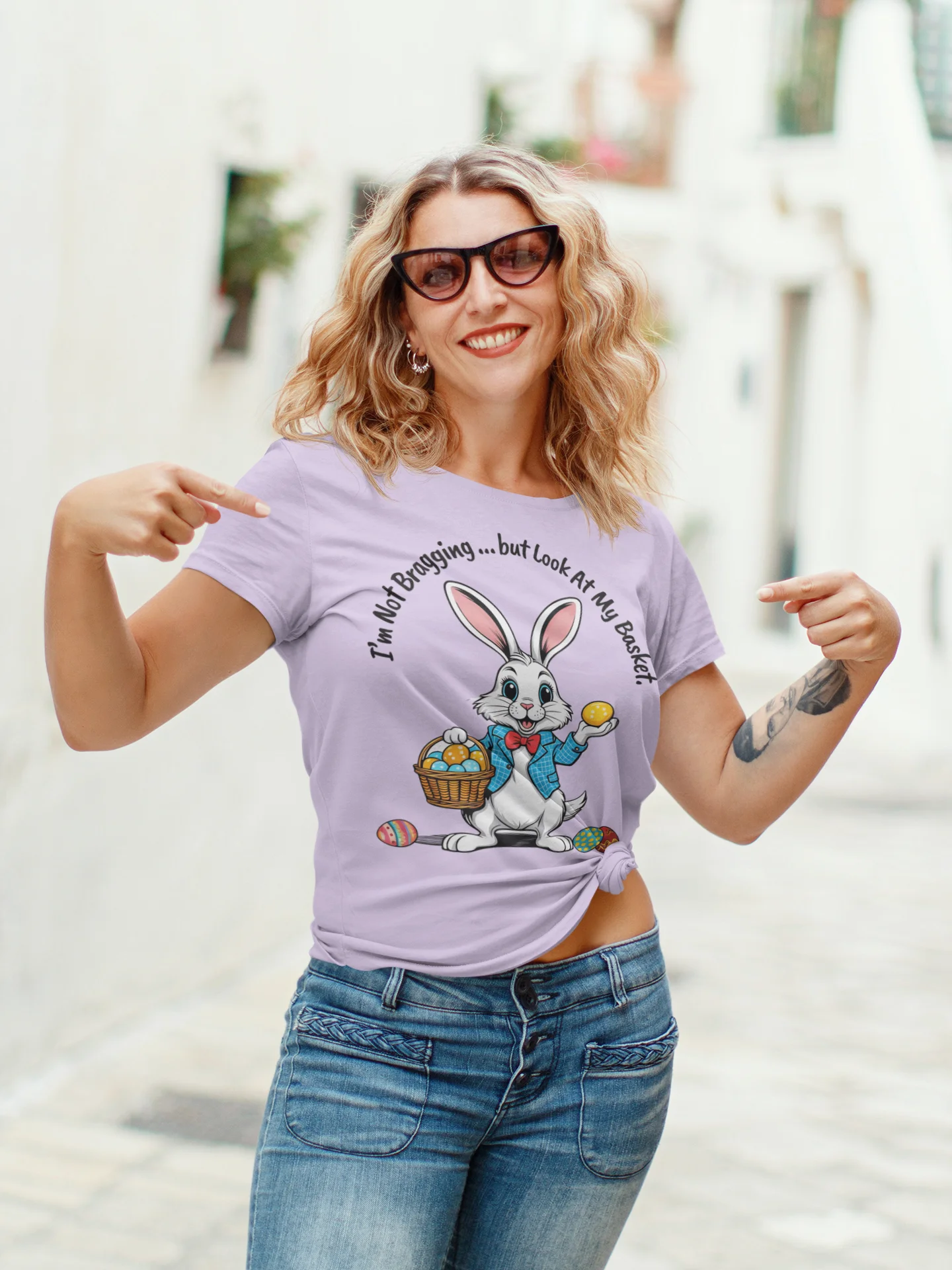 Not Bragging Easter Bunny Shirt product image (4)
