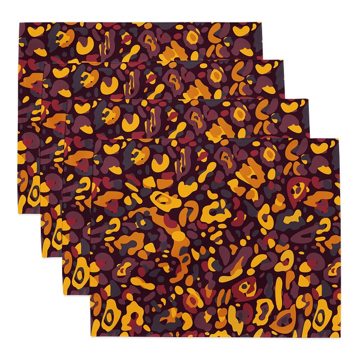 Dining Essentials Placemat Set with Bold Leopard Print product image (1)