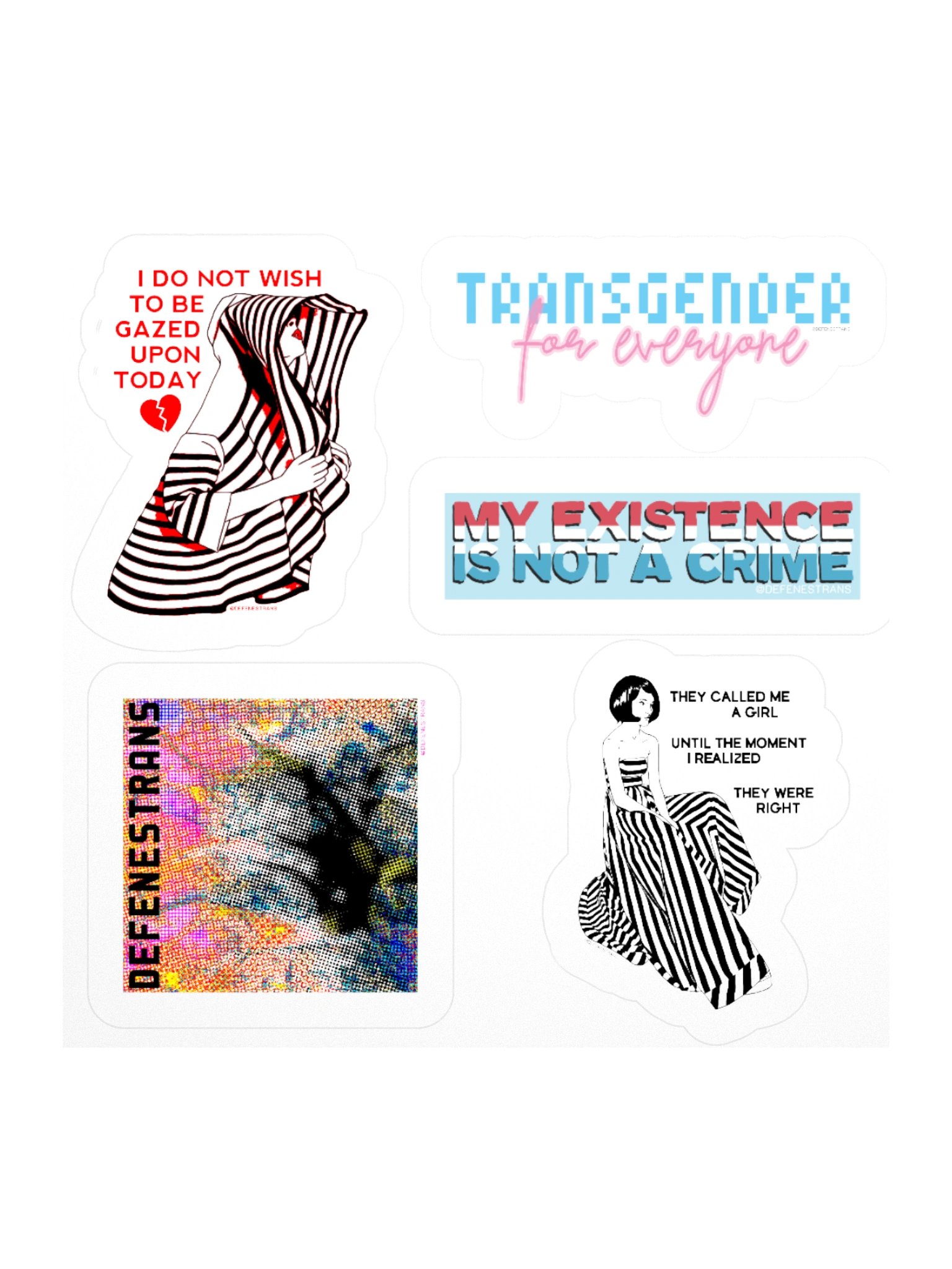 Trans sticker sheet product image (1)