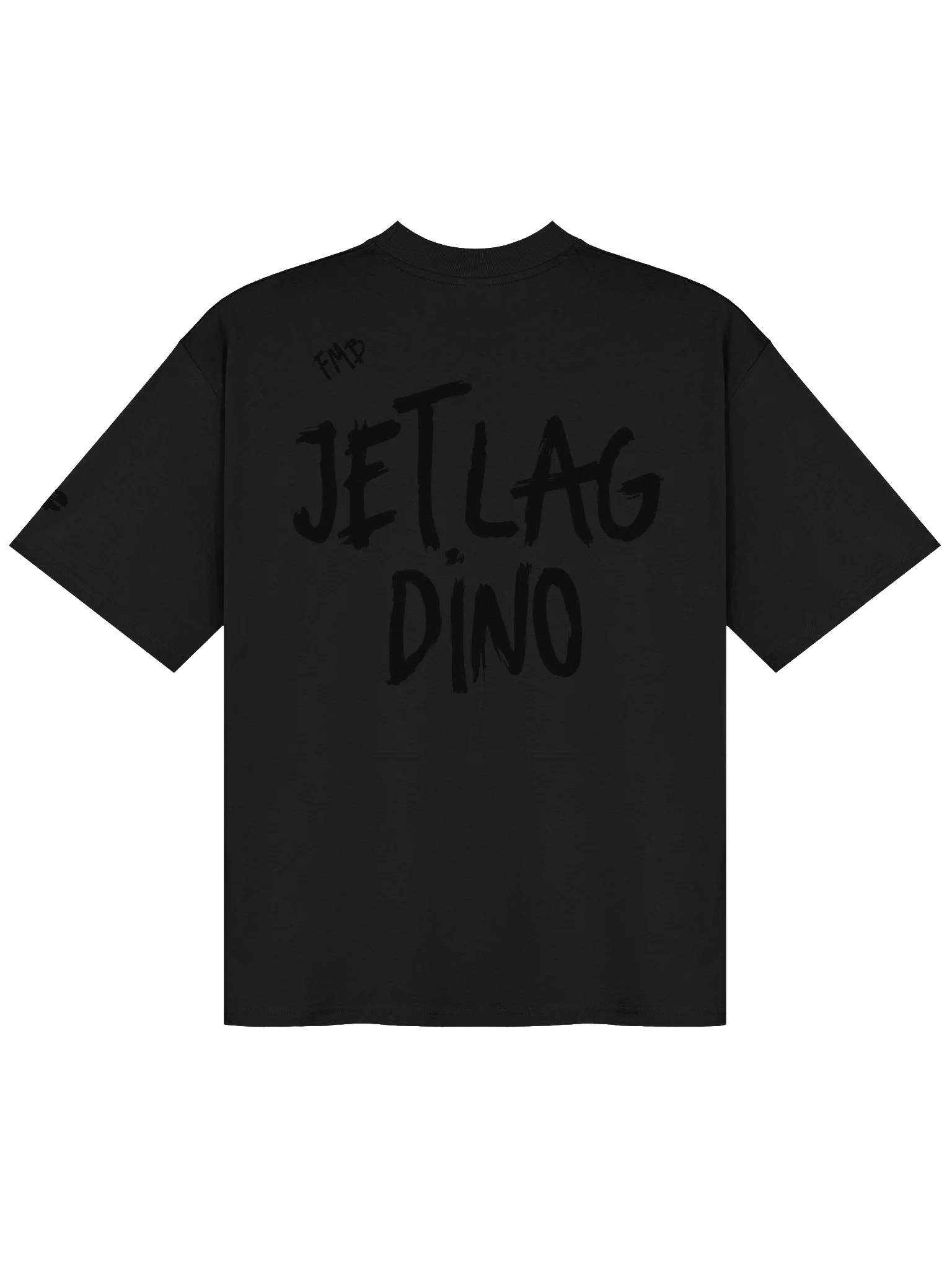 FMB ∣ JETLAG DINO Center X Oversized Tee Black edition product image (2)