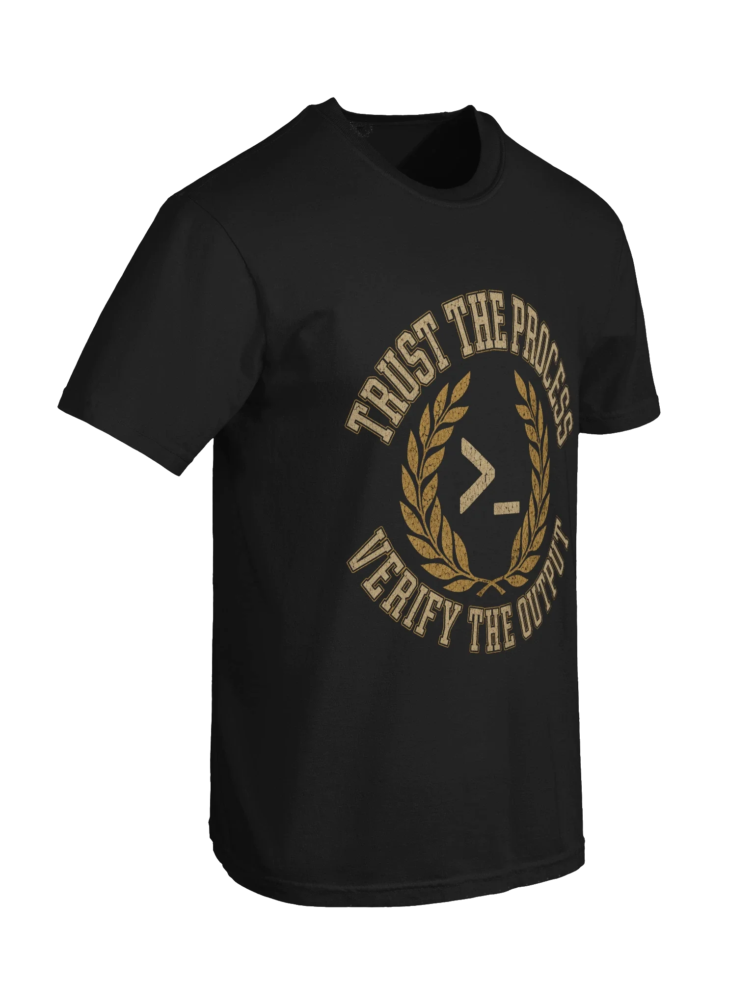 Trust the Process. Verify the Output. Tee — view 6
