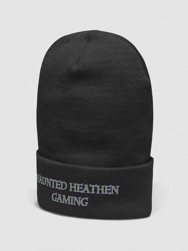 Haunted Heathen Lettering Beanie product image (2)
