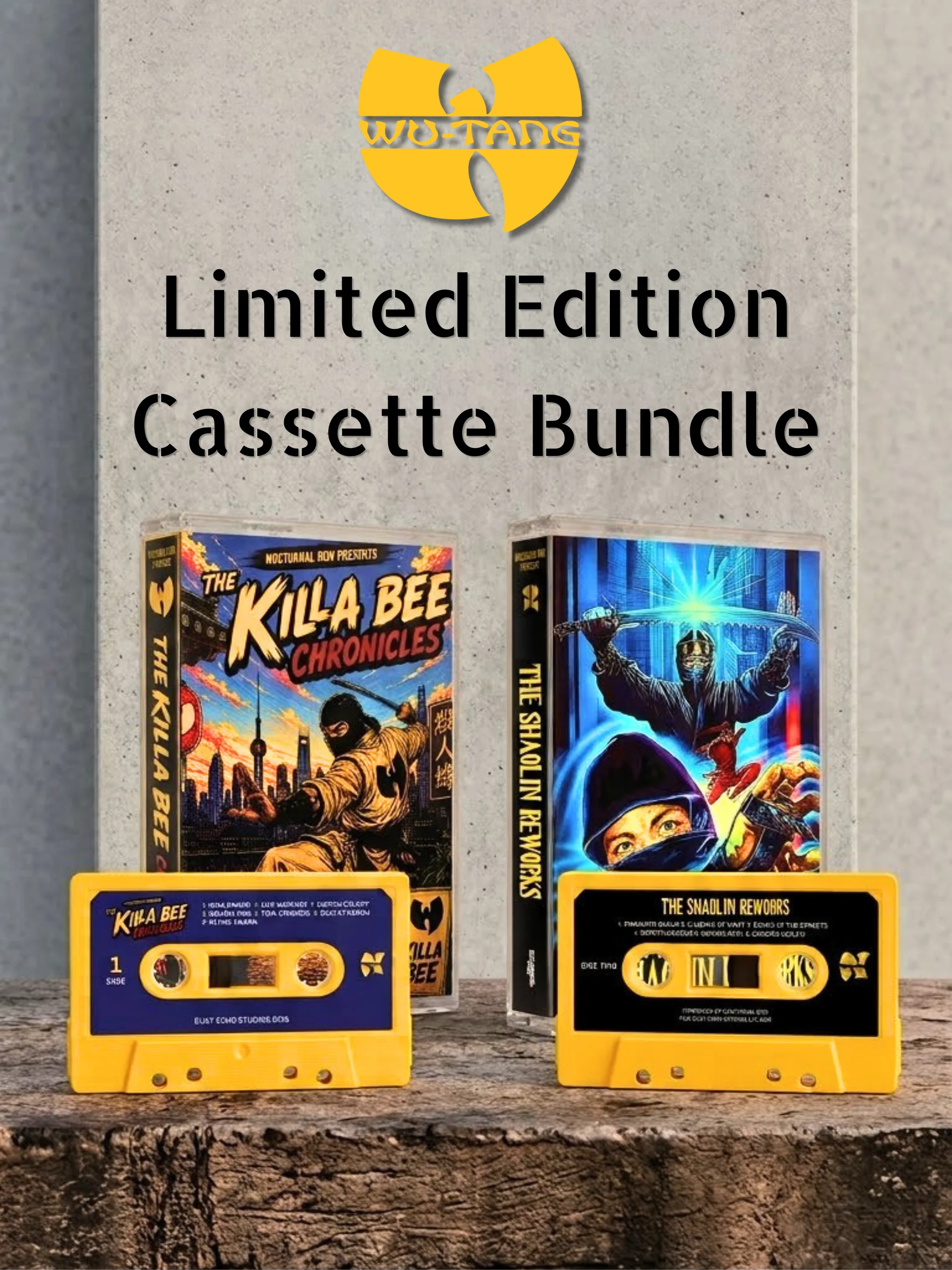 Killa Bee Chronicles + Shaolin Reworks Cassette Bundle product image (1)