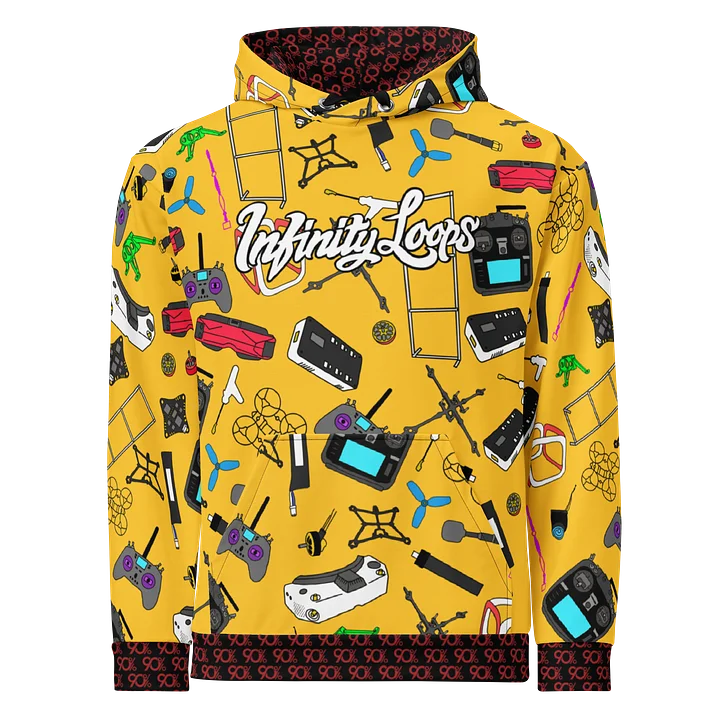 Yellow Micro FPV Hoodie product image (1)