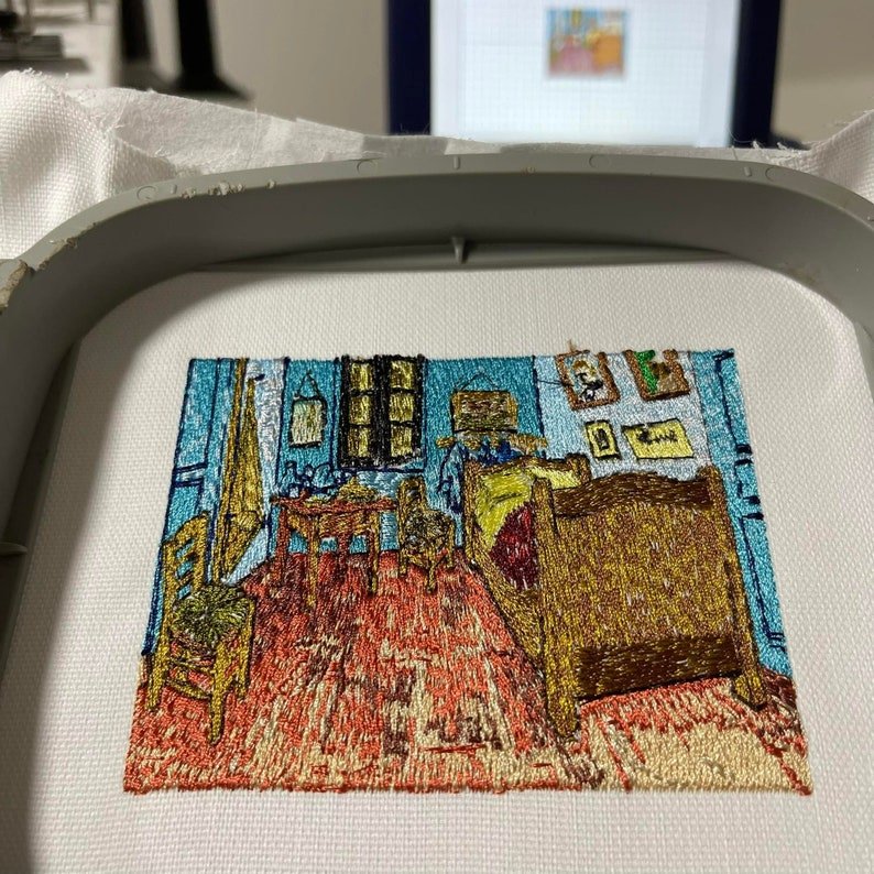 Van Gogh & Fine Art Embroidery Bundle – 5 Iconic Masterpieces | Instant Digital Download product image (5)