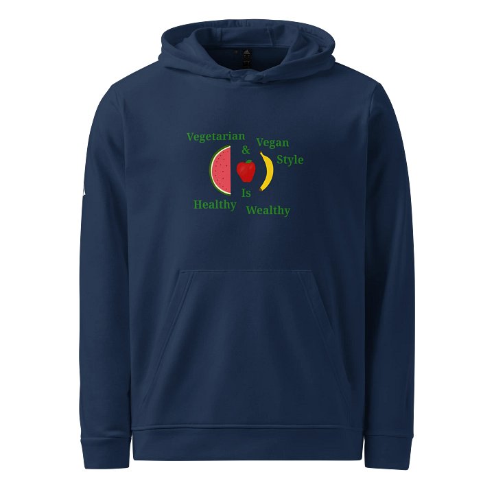 Healthy Is Wealthy Vegan Hoodie product image (1)