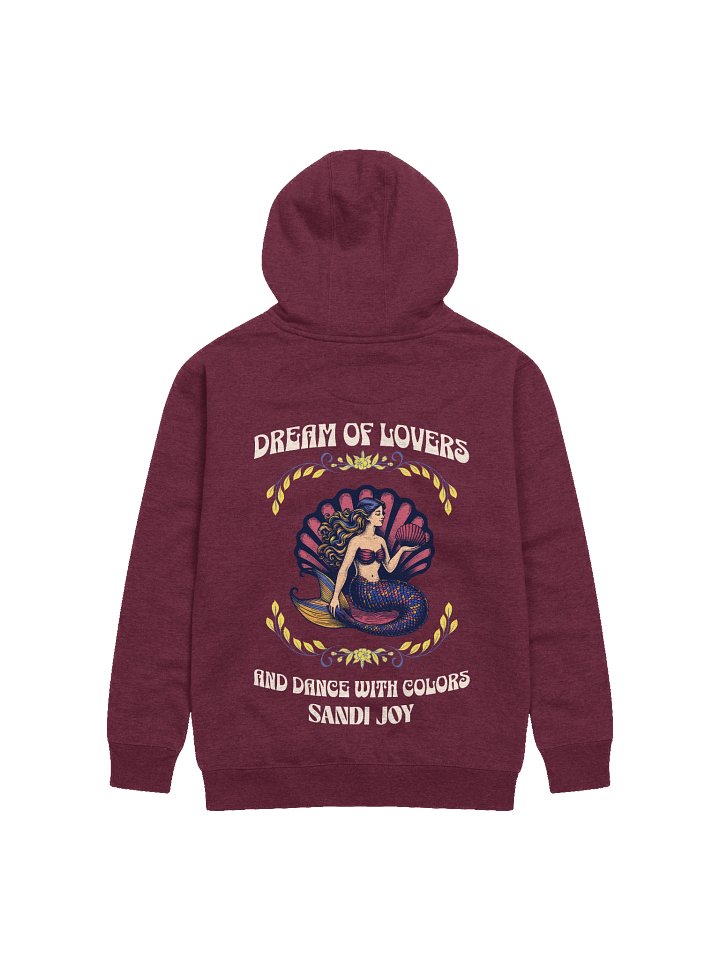Maroon Hoodie - Dream of Lovers and Dance with Colors product image (2)