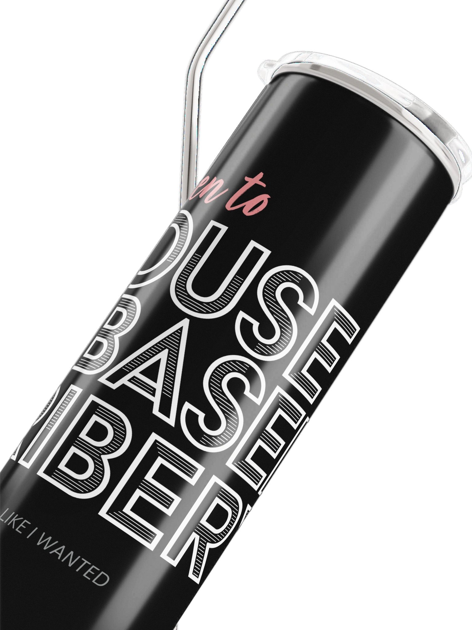 Mouse Based Bribery Stainless Steel Tumbler (Black) product image (4)
