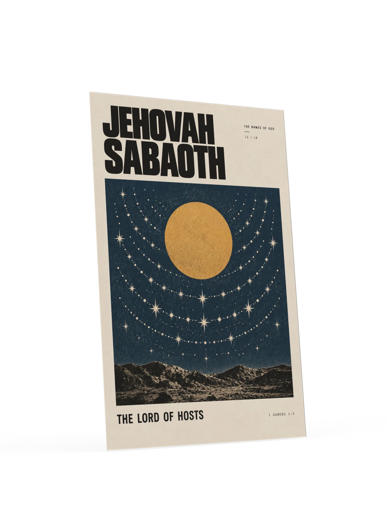 Jehovah Sabaoth | Names of God Art Print product image (4)