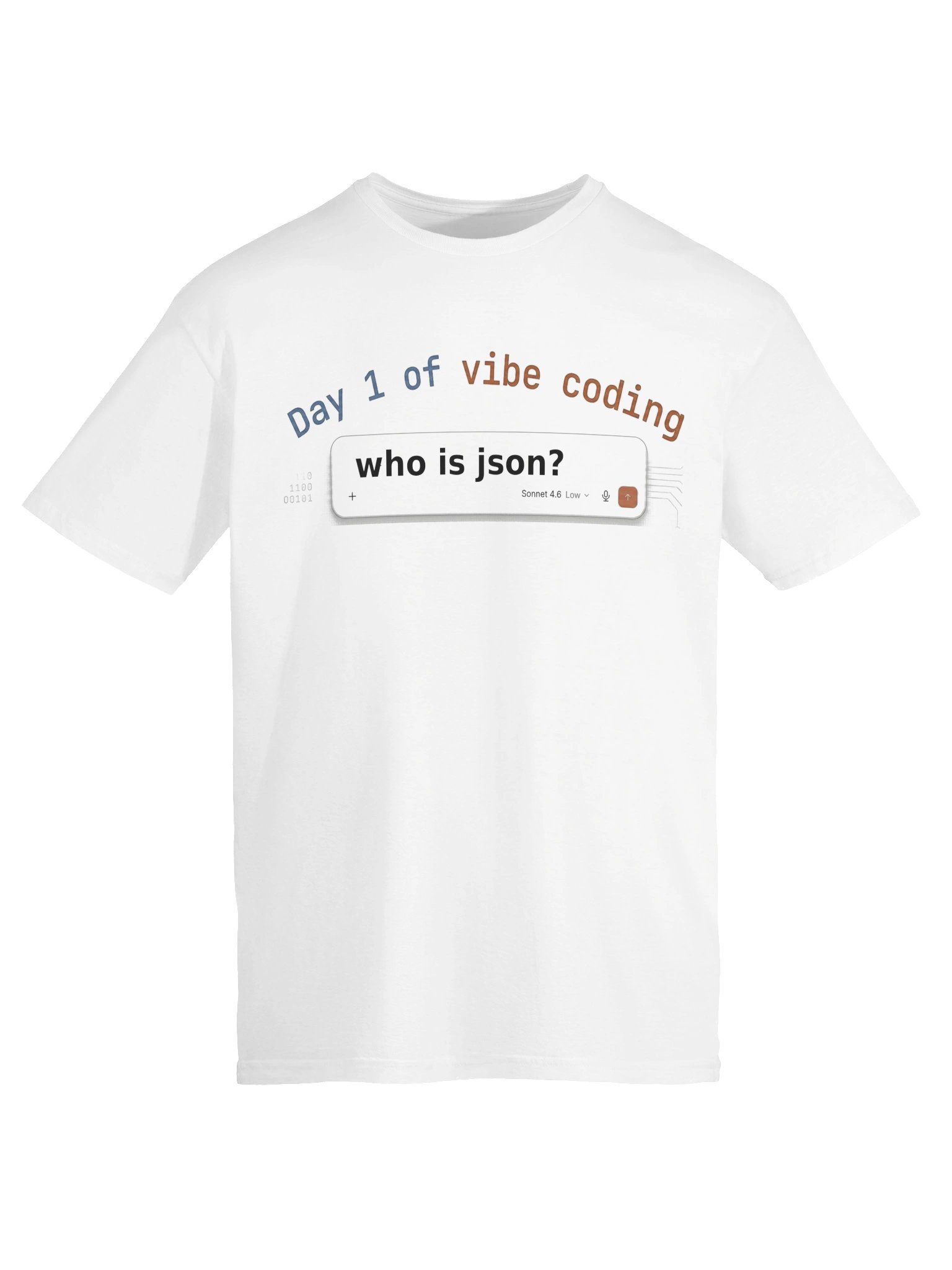 Day 1 of Coding – Who Is JSON? Beginner Programmer Shirt product image (60)
