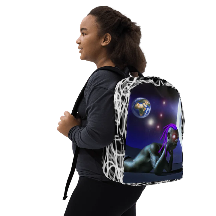 Caught myself thinking again backpack product image (2)