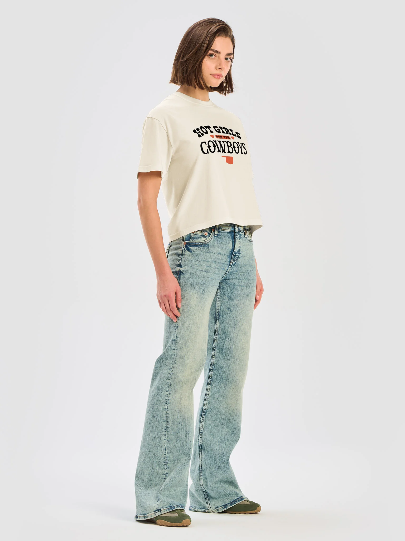 Hot Girls for the Cowboys Women's Boxy Tee product image (13)