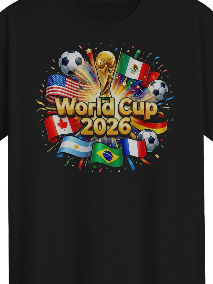 World Cup 2026 Gold Trophy Graphic Tee product image (2)