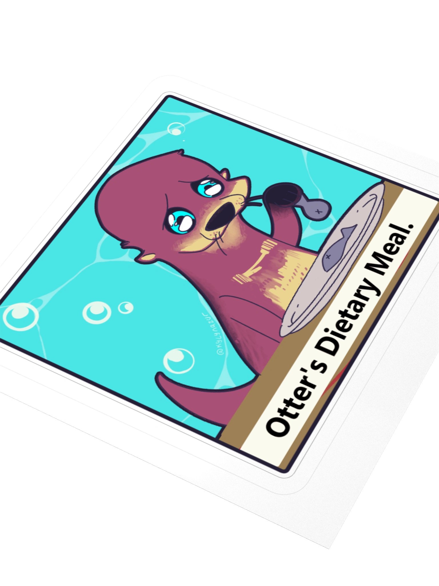 Chubby Otter Sticker product image (8)