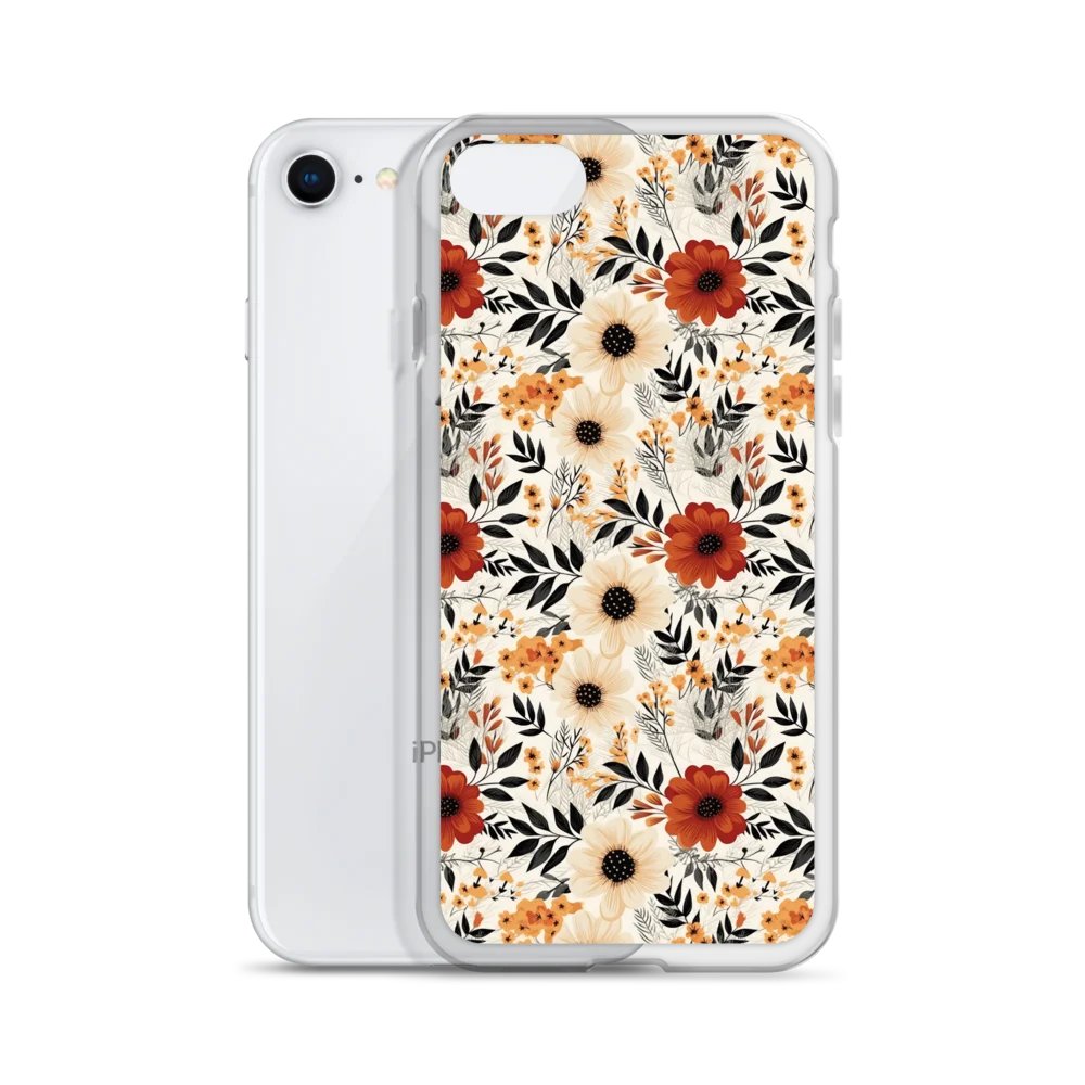 Boho Chic Clear iPhone® 7/8, 11, 12, 13, 14, 15, 16, 17, X/XS, SE, XR, Mini, Pro, Pro Max, Plus Cases. product image (2)