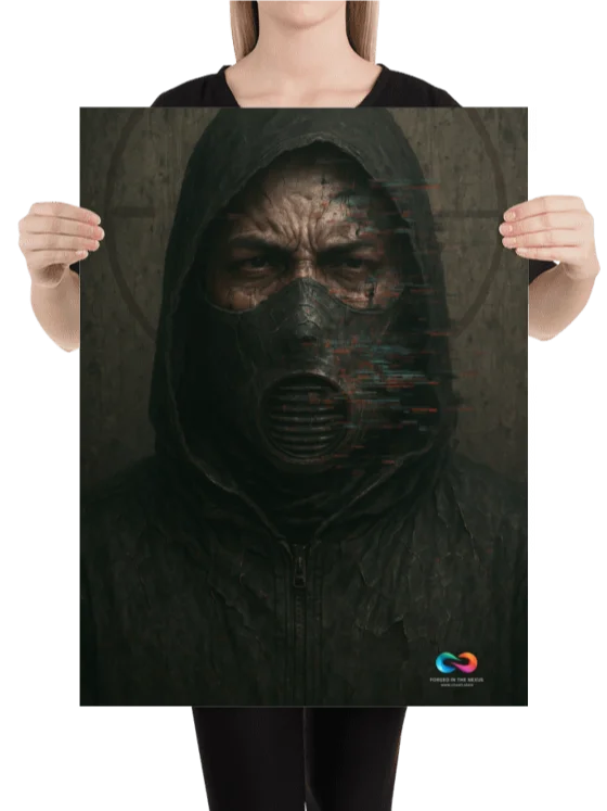 LIMITED EDITION - CINEMATIC ART POSTER – DYSTOPIAN GLITCH #006 product image (2)
